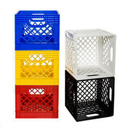 Dairy Crates - Durable Plastic, Spacious Design , Long Lasting Quality