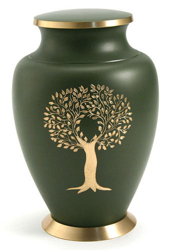 Aria Tree of Life Solid Brass Urns