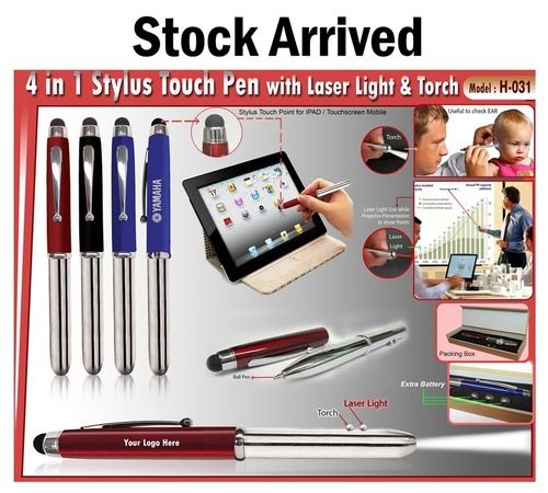 Stylus Touch Pen With Laser Light