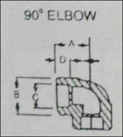 90A  Elbow Socket Weld Fitting