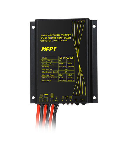 Intelligent Wireless Mppt Solar Charge Controller With Led Driver