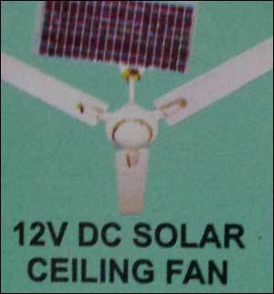 12 V Dc Solar Ceiling Fan Skn Bentex Group B 63 65 3