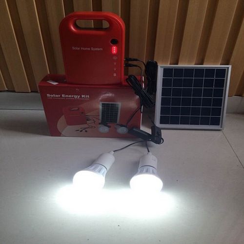 Solar Power System - 6V 4.5Ah Lead-Acid Battery | 30 Hours Lighting Time, USB Charging Capability, High Brightness Bulbs 130LM