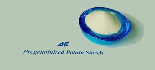 Pregelatinized Potato Starch - High Viscosity, Excellent Water Holding Capacity | Ideal for Adhesive, Textile, and Food Applications, Custom Packaging Available