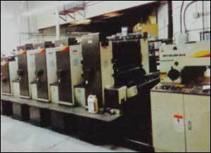 Mitsubishi 1F-4D+Coater Printing Machinery