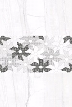 चमकदार टाइलें (कोरी सफेद और सजावट ए)