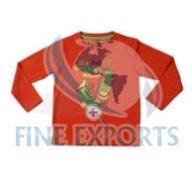 Slat Conveyor Kids Round Neck T-Shirts (Fe-050)