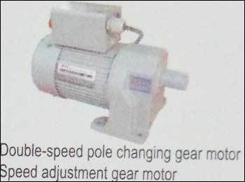 Double Speed Pole Changing And Speed Adjustment Gear Motor