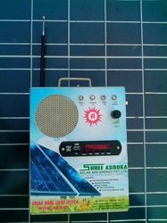 Solar Radio - Portable Solar-Powered FM Radio with Timer Watch, USB Mobile Charger and Remote Control | 8-9 Hours Backup, Memory Card and USB Port Available