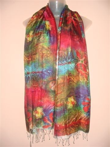 Printed Silk Scarves