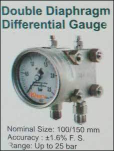 Double Diaphragm Differential Gauge