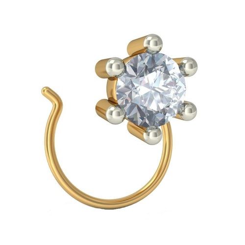 Diamond Gold Nose Stud