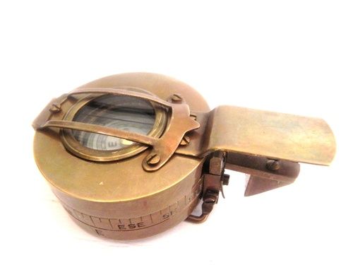 Brass Military Compass