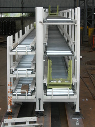 Roller Conveyor - Mild Steel Structure, High Efficiency for Beverage and Engineering Industries