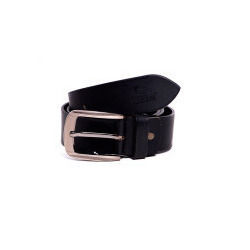 Simple Black Leather Belt