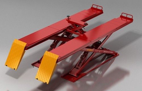 Stable Hydraulic Scissor Lift 4000kgs With Alignment Function