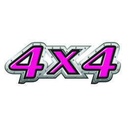 4X4 Car Printed Design Stickers