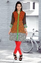 Tiger Print Kurti