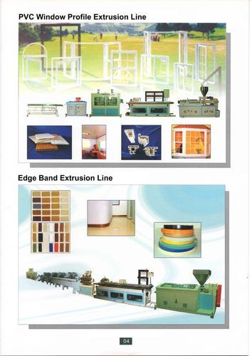 PVC Window Profile Extrusion Line