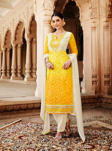 Chanderi Salwar Kameez