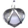 Crystal Heart Stone Pendant