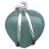 Green Aventurine Heart Stone Pendant