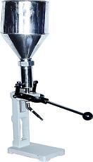 Collapsible Tube Filling Machine - Stainless Steel Barrel and Piston Arrangement, Hand Lever Operated with Detachable Nozzles for 5 to 100 gm Tubes 