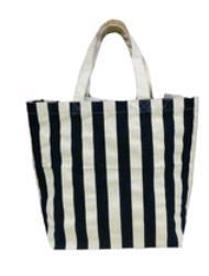 Stripes Printed Canvas Bags