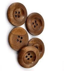 Wooden Laser Button