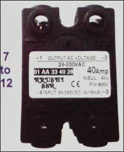 Ac To Ac (Triac) Single Phase Relays