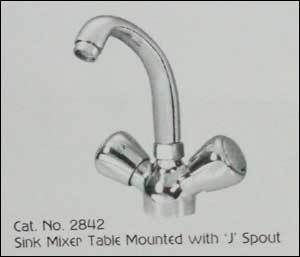 Sink Mixer Table Mounted J Spout