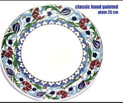 Classic Hand Painted Ceramic Plate (Tcp-005)