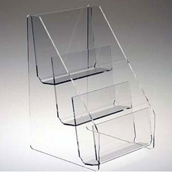 Durable Acrylic Brochure Stand By G&JC DISPLAY SOLUTIONS