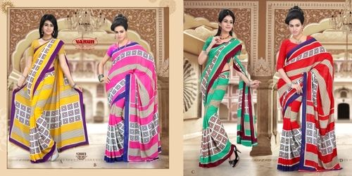 Ladies Party Wear Saree in Surat at best price by Rozy Sarees Pvt