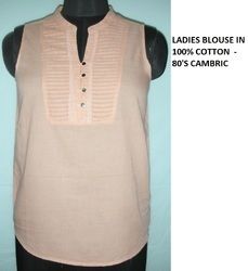 Pure Cotton Ladies Fancy Blouse