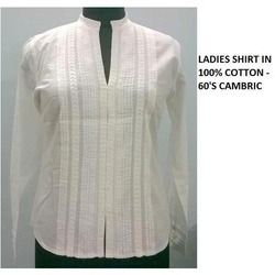 Satin Ladies Cotton Shirt Application: Safety Purpose