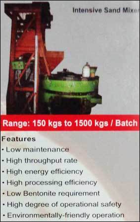 Intensive Sand Mixer Machine