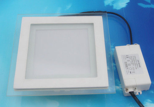 Square LED Ceiling Light With Color Glass