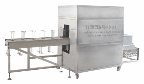 Onion Concave Root Cutting And Peeling Machine