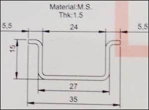 Industrial MS Roll Forming Profiles (Thk: 1.5)