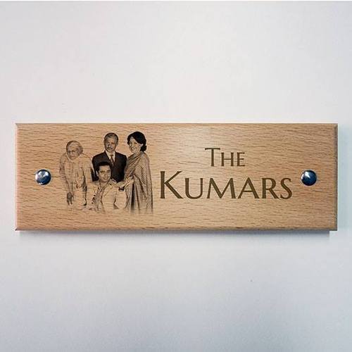 Wooden Engraving and Trophy - Natural Wood, Varied Dimensions, Beige | Laser Engraving, Customizable, Elegant Wall Mount Design