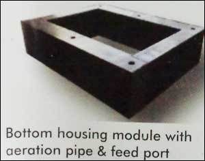 Bottom Housing Module With Aeration Pipe And Feed Port