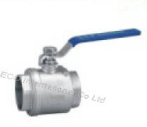 Stainless Steel 2pc Female Screwed Ball Valve