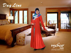 Day Line Jalabiya Muslim Dress