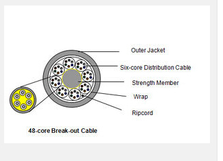 48 Core Break-Out Fiber Optic Cable a   By EVERTOP COMMUNICATIONS CO., LIMITED