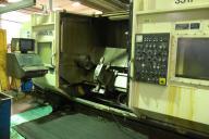 Used CNC Lathe Machine - High Precision Engineering Tool, Programmable Hydraulic Steady and Tailstock, Equipped with Multiple Turret Tool Holders and Tools