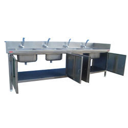 Commercial Four Sink Unit