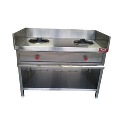 Commercial Two Burner Gas Stove