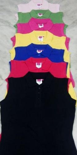 Ladies Sleeveless Polo T Shirts