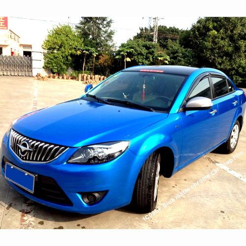 Blue Matt Chrome Car Wrap Film